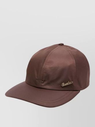 Borsalino nylon hiking cap curved brim design