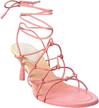 Lanvin Logo Leather Sandal