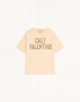Valentino T-Shirt In Cotone Ricamato Donna BETULLA XS