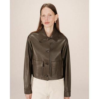 Grace & Mila Kort jasje van imitatieleer SOLANGE