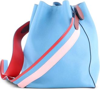 Herm&egrave;s Licol Bag Evercolor 17 bucket bag - Blauw