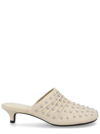 Ash Eloise Pointed Studded Leather Mules