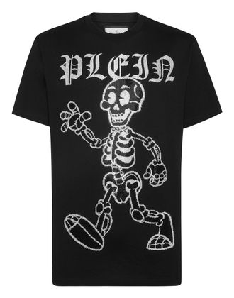 Philipp Plein T-Shirt Met Ronde Hals Skeleton