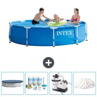 Intex Piscina Con Estructura Redonda - 305x76 Cm - 7-piezas Scb63