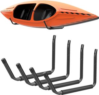 No Brand Soporte Ligero Para Guardar Kayaks, Ganchos De Pared Para Kayaks, Apto Para Canoas, Tablas De Surf, Esqu&iacute;s, Tablas De Paddle Surf Y Escaleras