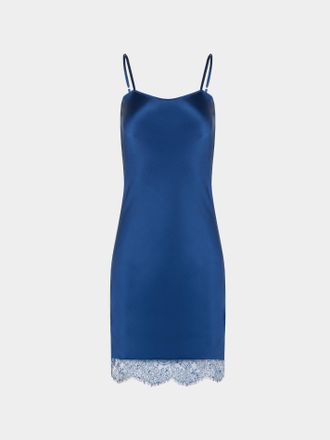Ryan Roche Womens Silk and Lace Short Slip Dress Size: S