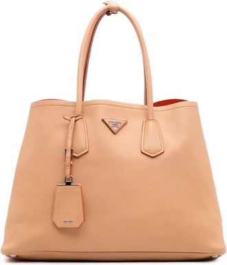 Prada Pre-owned Prada Large City Calf Double Satchel 5S5LR5SLCLPOIOWW