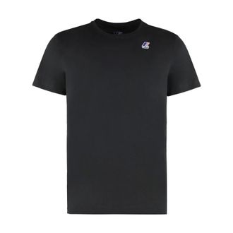 K-Way Heren, Tops, Zwart, Maat: 2XL Katoen