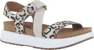 OTBT Womens Sierra Wedge Sandals In Animal Print