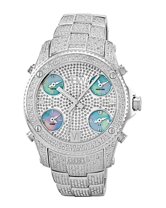 JBW Jbw Mens Jet Setter Diamond & Crystal Watch