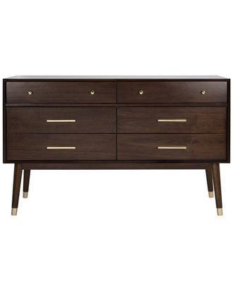 Safavieh Couture Zack 6 Drawer Wood Dresser