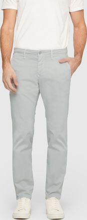 MAC Broeken Chinohose MAC Driver, Herren, Gr. 31, L&auml;nge 32, silber grau, Web, Obermaterial: 89% Baumwolle, 8% Polyester, 3% Elasthan, figurumspielend kn&ouml;chellang,