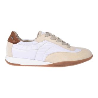 Baldinini Suede and Fabric Sneaker - female - Baldinini - Sneakers - White - 6 1/2 UK - Shoes