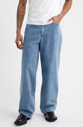 Krost Crosby Wide Leg Jeans in Medium Wash at Nordstrom, Size X-Large