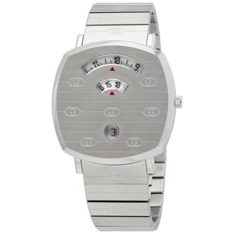 Gucci Grip Quartz White Dial Ladies Watch YA157410