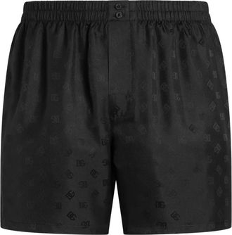 Dolce & Gabbana Boxer in seta - Nero