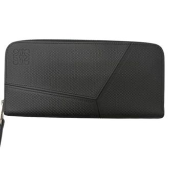 Loewe Pre-owned Wallets, male, Black, Size: ONE SIZE Pre-owned Long wallet (bi-fold)