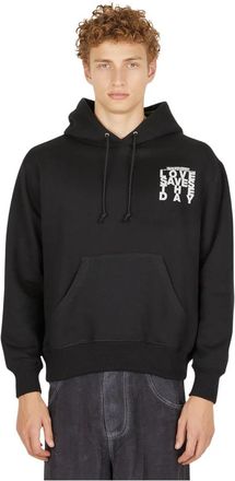 The Salvages Love Saves The Day Hooded Sweatshirt - Heren - Hoodies - Zwart - M - Katoen - Hoodies & sweatvesten