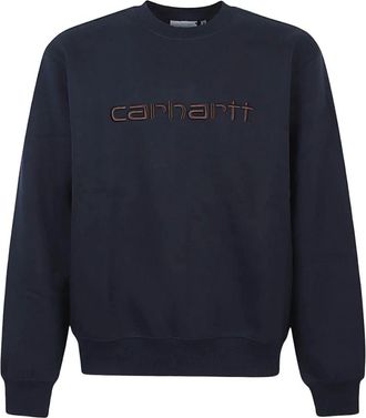 Carhartt Work in Progress Heren, Sweatshirts & Hoodies, Blauw, Maat: XL