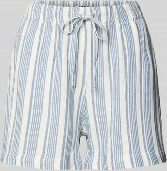 Only Relaxed Fit Bermudas aus Viskose-Leinen-Mix Modell GOA in Offwhite, Gr&ouml;&szlig;e XL