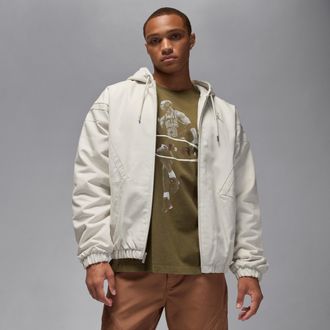 Nike Jordan Mens Jordan Flight Draft Jacket in Brown | HV1848-104