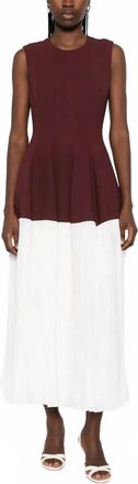 SIMKHAI Womens Raleigh Dress In Mahogany Multi