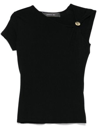 Federica Tosi Top With Brooch