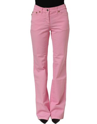 Gianfranco Ferre Mid-Waisted Fla blue Casual Womens Jeans (Pre-Owned)