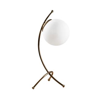 Wonderlamp L&aacute;mpara De Mesa Kelen Opal Oro