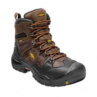 Keen Mens Waterproof Steel Safety Toe Work Boots In Brown