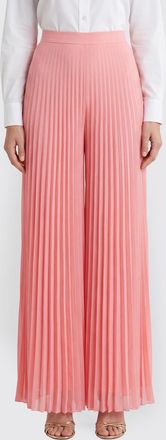 Max Mara Pantaloni pliss&egrave; in cr&ecirc;pe