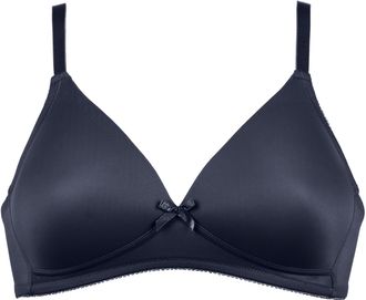 Naturana B&uuml;gelloser BH NATURANA Soft Cup, Damen, Gr. 75, Cup A, blau (dunkelblau), Obermaterial: 89% Polyamid, 11% Elasthan. Futter: 100% Polyester, unifarben,