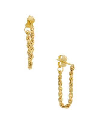 Italian Gold, Inc 10K 2.2Mm Rope Dangle Earrings