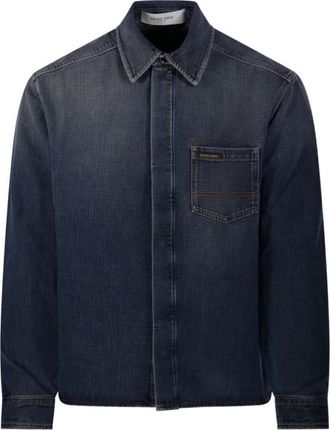 Golden Goose Blue Relaxed Denim Shirt
