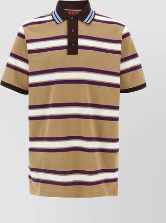 Gucci cotton polo shirt