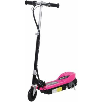HOMCOM Homcom - Patinete El&eacute;ctrico Plegable Para Ni&ntilde;os Y Adolescentes Scooter El&eacute;ctrico Con Manillar Ajustable En Altura Y Frenos Carga M&aacute;x. 50 Kg 78x37x87-9