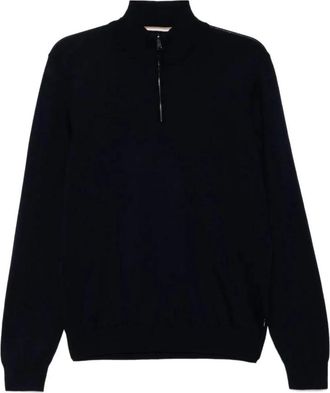 HUGO BOSS Hombre, Jerseys, Azul, Talla: S