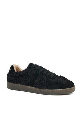J/Slides Heidi Shearling Sneaker in Black at Nordstrom, Size 8.5