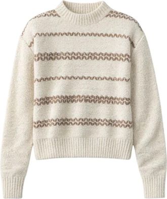 Isabel Marant Isabel Marant, Round-neck Knitwear, female, Multicolor, Size: M Roxane Pullover
