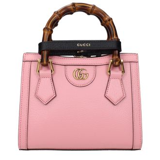 Gucci Diana Damess Roze lederen handtassen