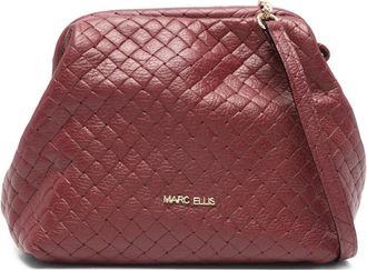 Marc Ellis Clutch Arlena M Plot trapuntata - Rosso
