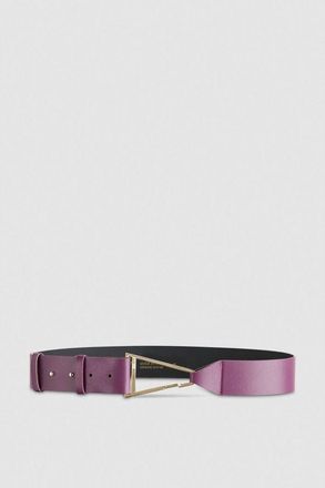 Patrizia Pepe Purple Calfskin Regular Womens Belt