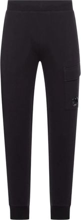 C.P. Company Zwarte elastische taille broek - Heren - Sweatpants - Zwart - XL - Katoen - Broeken