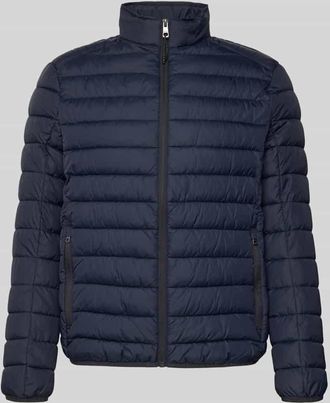 Mc Neal Steppjacke mit Rei&szlig;verschluss in Marine, Gr&ouml;&szlig;e XXXL