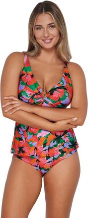 Sunsets Forever Tankini Swimsuit Top - D Cup in Hummingbird Cove at Nordstrom, Size 36