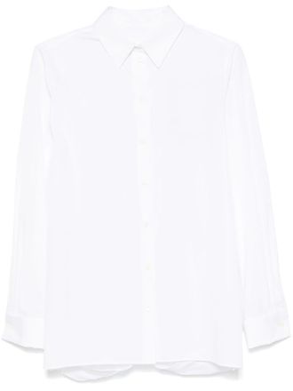 Givenchy Blouse met split in de rug - Wit