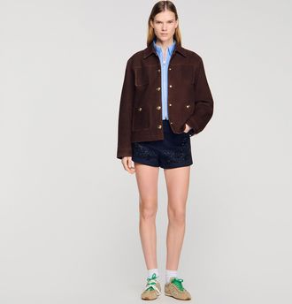 Sandro Suede jacket