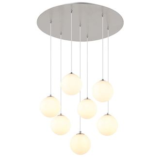 Globo Lighting Globo - L&aacute;mpara Colgante - Riha - Acero - Vidrio - &Oslash; 55cm - G9
