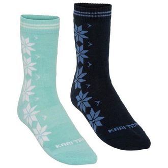 Kari Traa Vinst Wool Sock 2 Pack Merinosocken f&uuml;r Damen | bunt