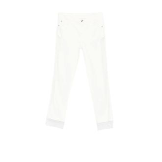 Ermanno Scervino Cropped Jeans, female, White, Size: 2XL Boyfriend Jeans